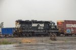 NS GP38-2 Locomotive making moves in the yard